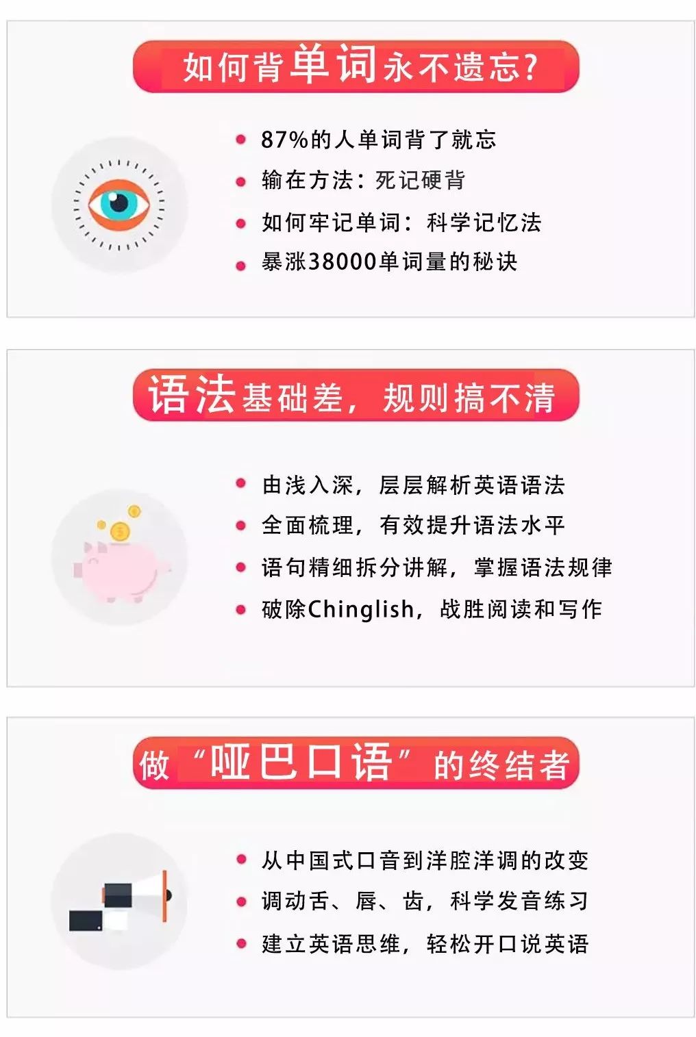 外语学研站英语初级进阶课程：零基础轻松学英语，每天15分钟告别哑巴英语